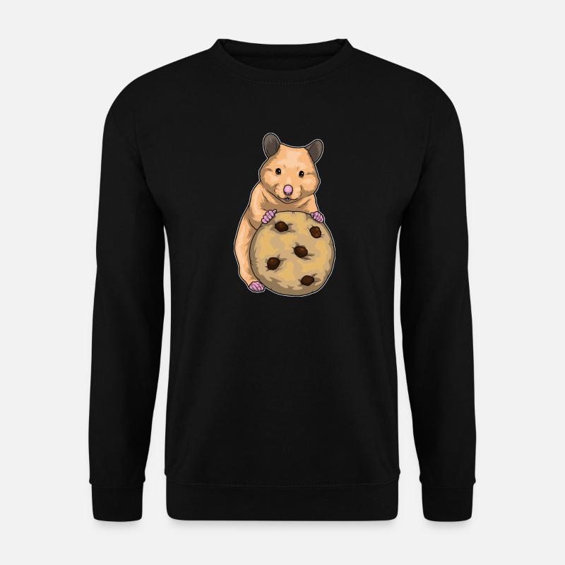 Biscuit hamster - Sweat-shirt Unisexe - noir