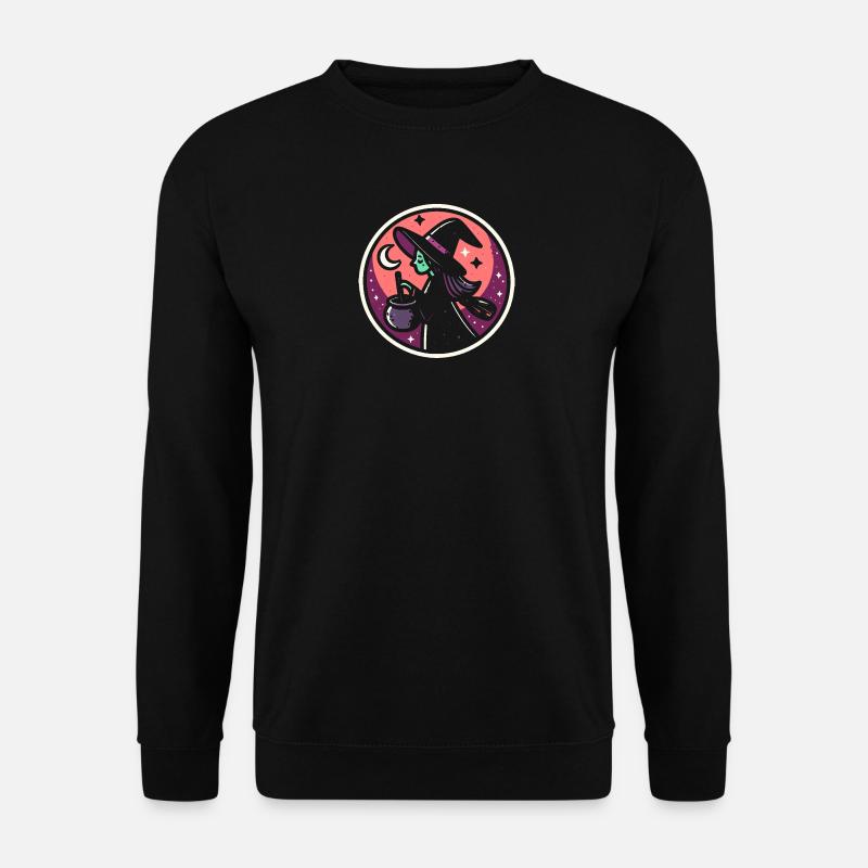Bande dessinée de sorcière - Sweat-shirt Unisexe - noir