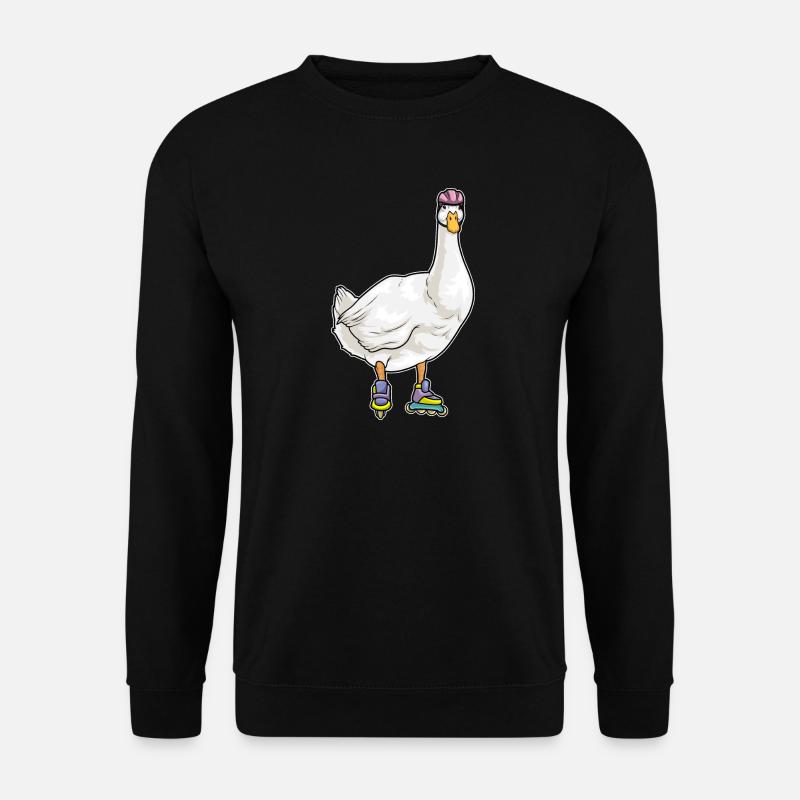 Ente Inline skating Rollschuhe - Unisex Pullover - Schwarz