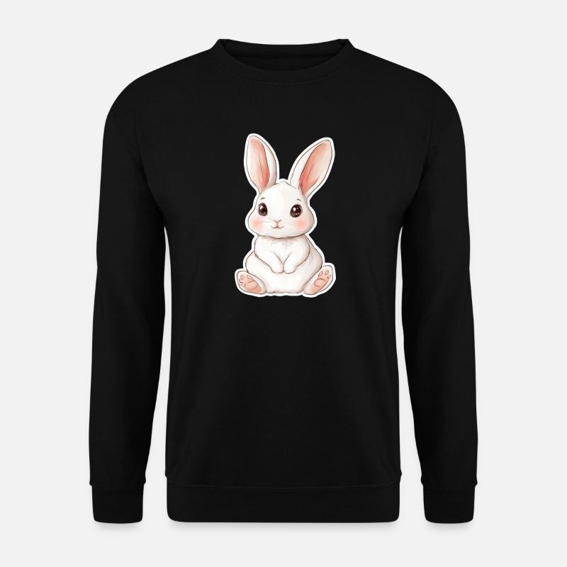 Hase - Unisex Pullover - Schwarz