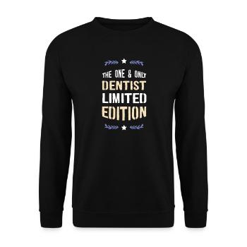 Le dentiste unique en édition limitée - Sweat-shirt Unisexe - noir - Devant - Alina (178cm) & Michal (187cm)