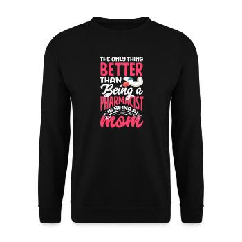 Pharmacist Pharmaceutical Technical - Unisex Sweatshirt - black - Front - Alina (178cm) & Michal (187cm)
