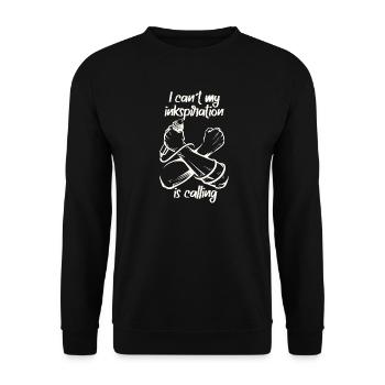 Poésie Slam Ink Stimulation Slam Poésie - Sweat-shirt Unisexe - noir - Devant - Alina (178cm) & Michal (187cm)