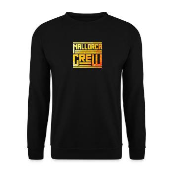 Mallorca Retro Splash - Unisex Sweatshirt - black - Front - Alina (178cm) & Michal (187cm)