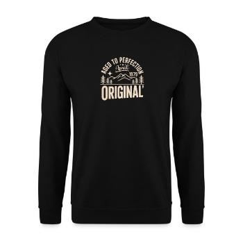 avril 1979 – Légende des sommets et montagnes - Sweat-shirt Unisexe - noir - Devant - Alina (178cm) & Michal (187cm)