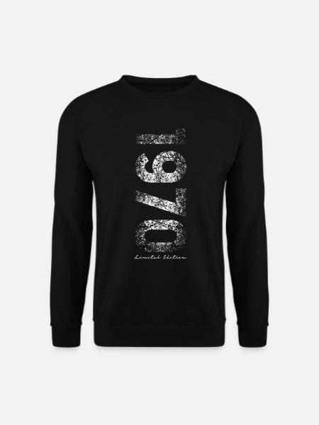 Limited Edition 1970 Geburtstag 1970 - Unisex Pullover - Schwarz