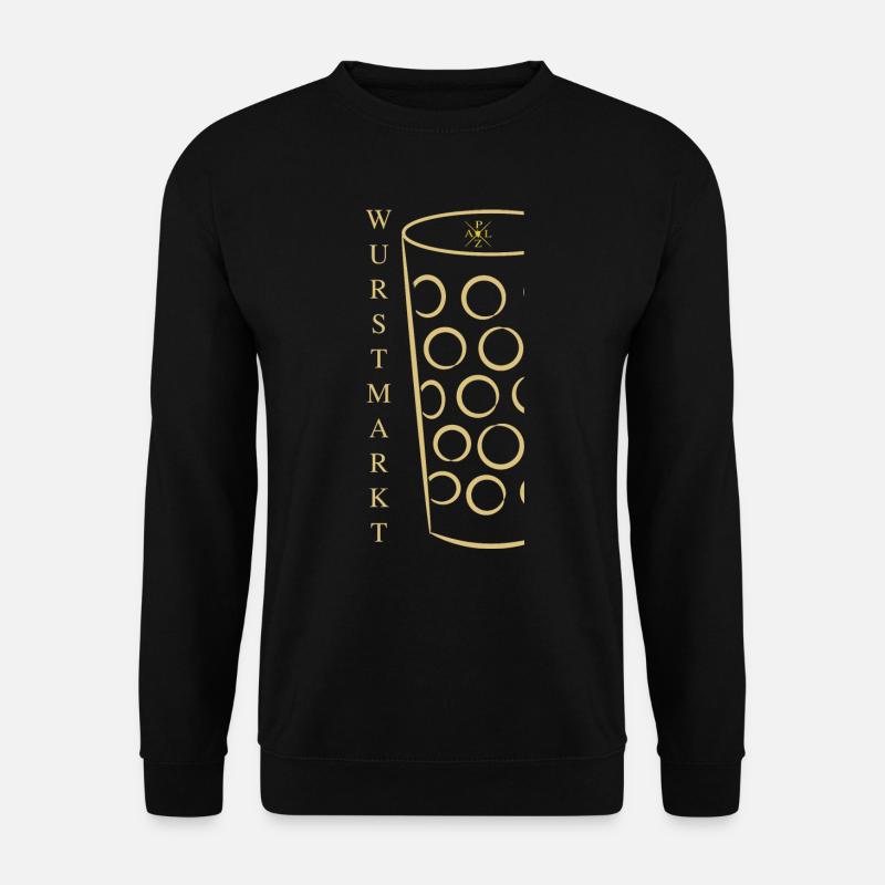 Wurstmarkt Dubbeglas - Unisex Pullover - Schwarz