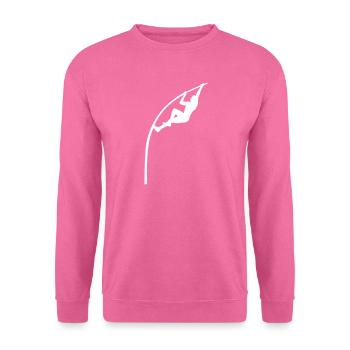 Stabhochsprung - Unisex Pullover - Pink - Vorne