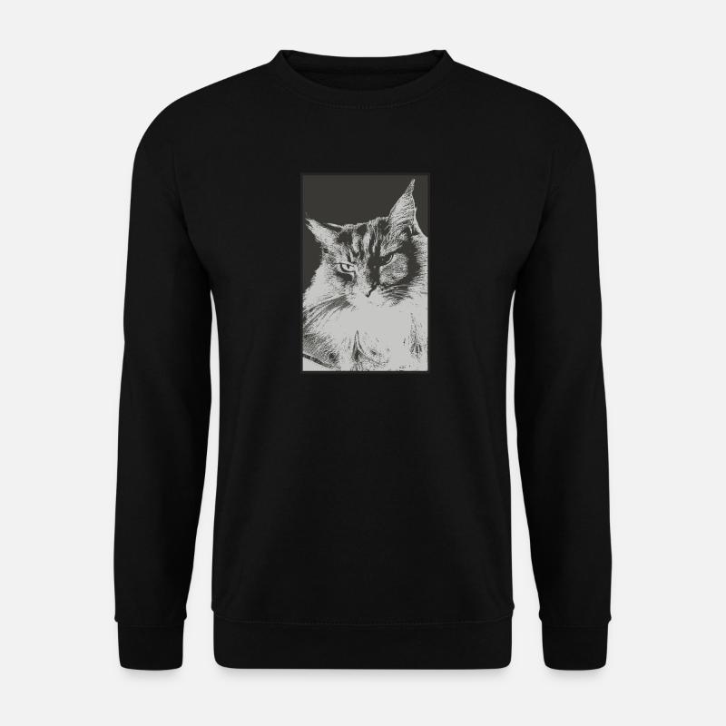 Maine Coon Relax - Unisex Pullover - Schwarz