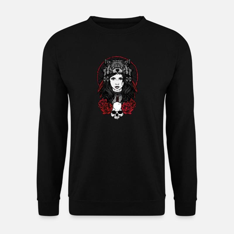 Red Shaman - Unisex Pullover - Schwarz