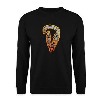 Carabiner Skull - Chemise d'escalade - Sweat-shirt Unisexe - noir - Devant - Alina (178cm) & Michal (187cm)