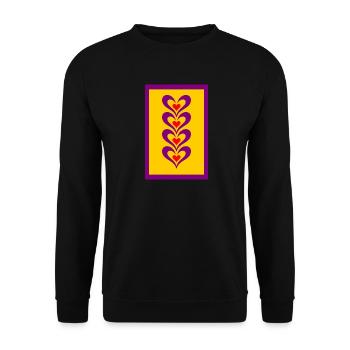 Need More Love - Unisex Sweatshirt - black - Front - Alina (178cm) & Michal (187cm)