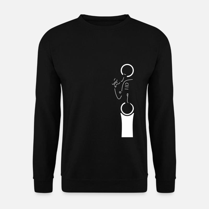 Motorradfahrer - Unisex Pullover - Schwarz