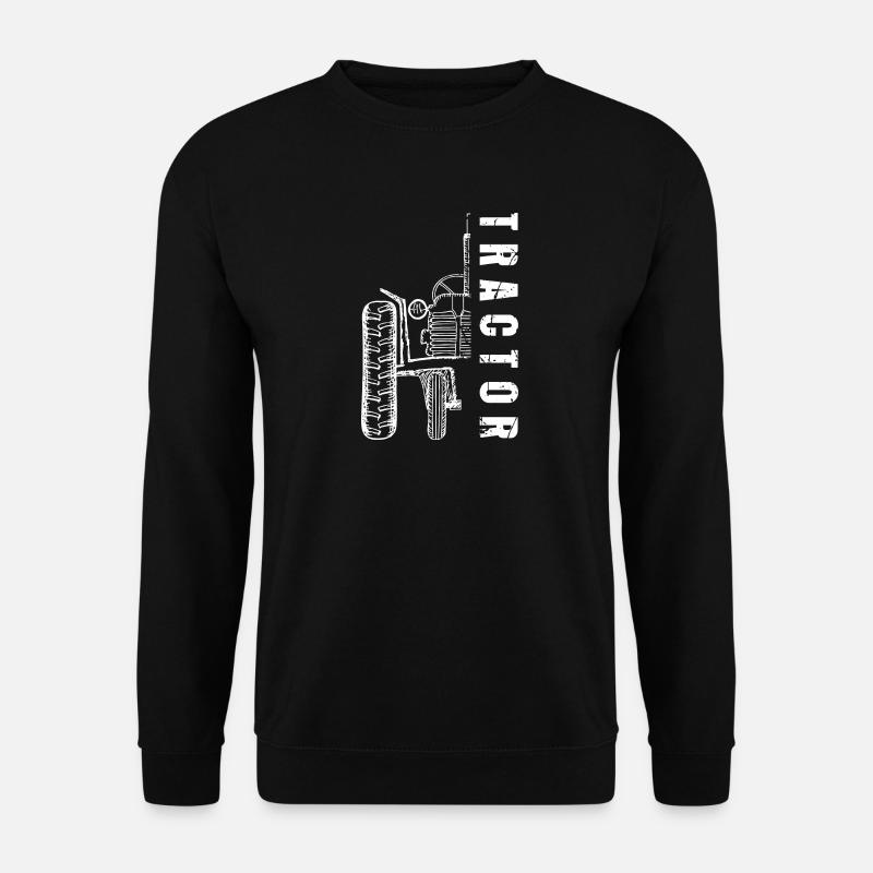 tracteur pulling - Sweat-shirt Unisexe - noir