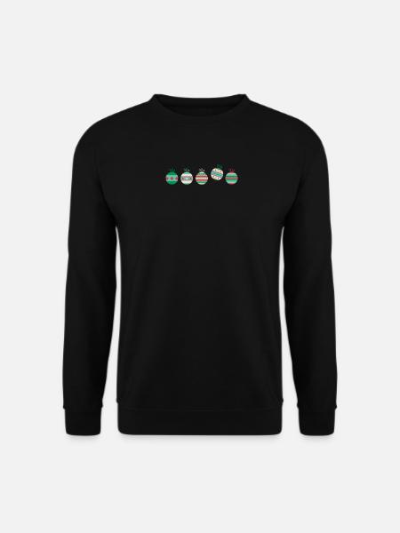 Weihnachtskugelset 2 - Unisex Pullover - Schwarz