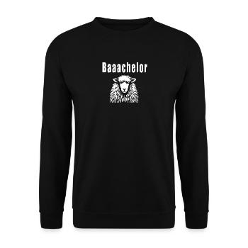 Baaachelor - Unisex Pullover - Schwarz - Vorne - Alina (178cm) & Michal (187cm)