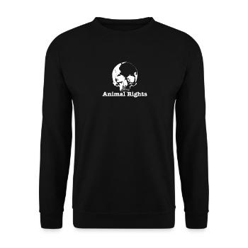 Animal Rights I - Unisex Pullover - Schwarz - Vorne - Alina (178cm) & Michal (187cm)
