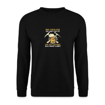 Geologe Uhrwerk - Geologe Petrologie Geologie - Unisex Pullover - Schwarz - Vorne - Alina (178cm) & Michal (187cm)