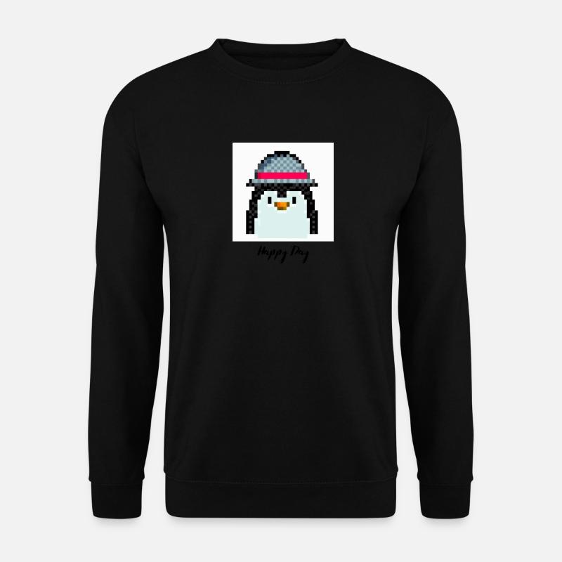 Happy day Pinguin - Unisex Pullover - Schwarz