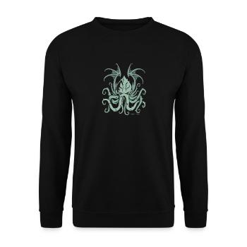 Cthulhu Nightmare - Unisex Sweatshirt - black - Front - Alina (178cm) & Michal (187cm)
