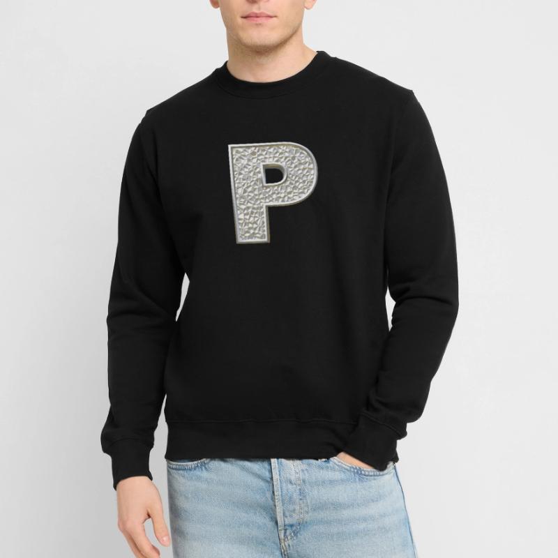P, lettre, lettre P, initiale, initiale P, monogramme, Sweat-shirt Unisexe