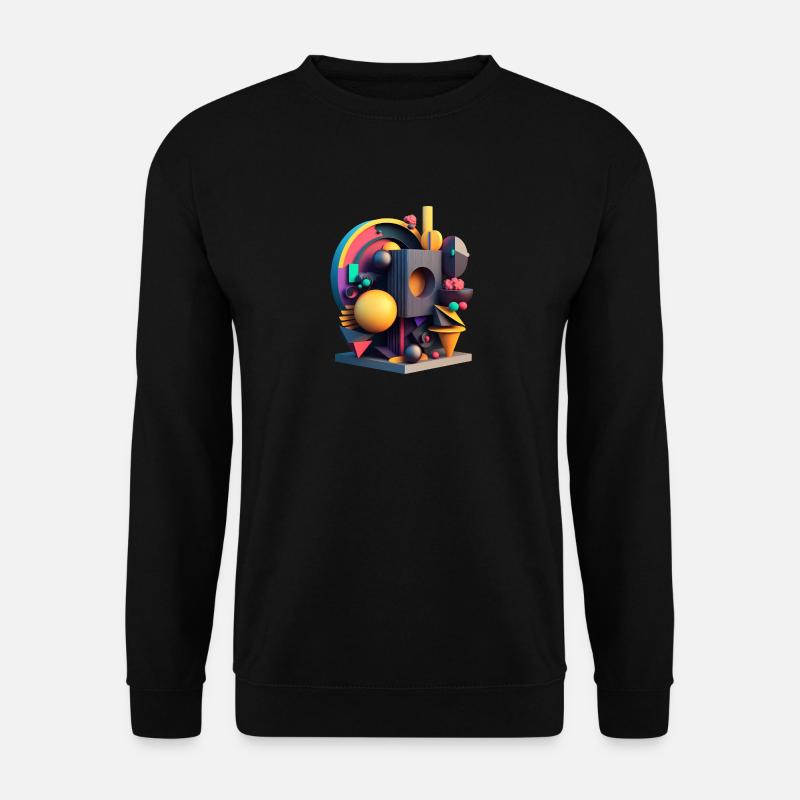 .3D - Unisex Sweatshirt - black