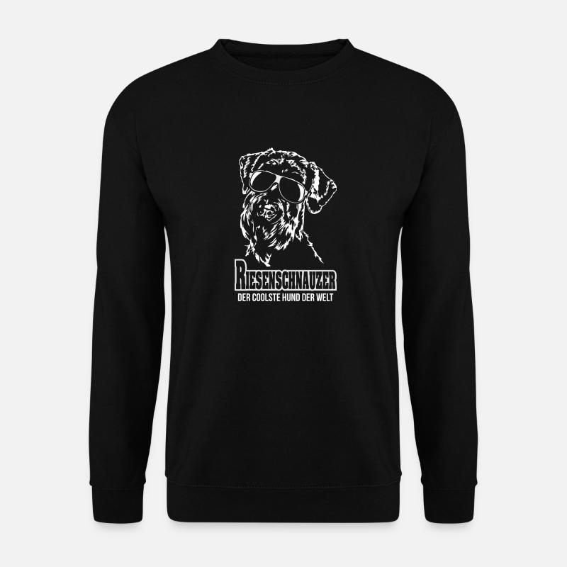 RIESENSCHNAUZER coolster Hund Wilsigns Hundespruch - Unisex Pullover - Schwarz