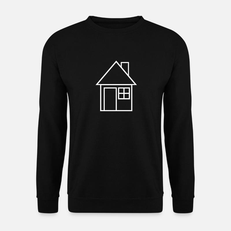 Simple house - Unisex Sweatshirt - black