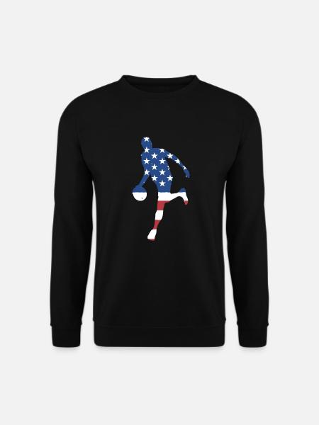 Sport Us Flag Basketball - Unisex Sweatshirt - black