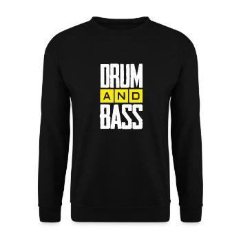 Drum&Bass 2k15 - Unisex Pullover - Schwarz - Vorne - Alina (178cm) & Michal (187cm)