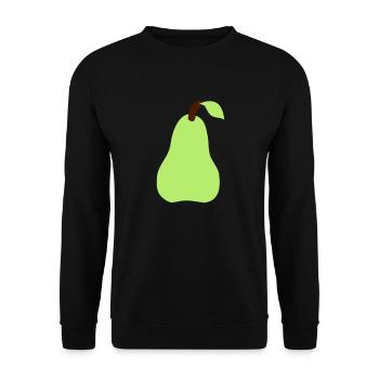 pear - Unisex Sweatshirt - black - Front - Alina (178cm) & Michal (187cm)