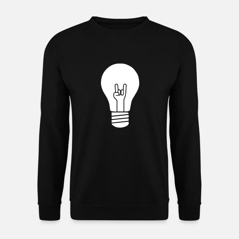 rock bulb - Unisex Sweatshirt - black