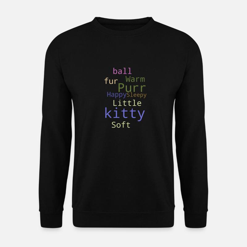 Soft Kitty - Unisex Sweatshirt - black