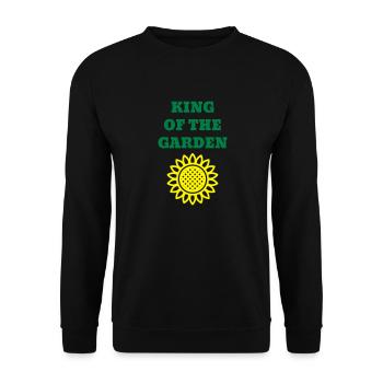 Garden - Gardener - Gardening - Green - Nature - Unisex Pullover - Schwarz - Vorne - Alina (178cm) & Michal (187cm)