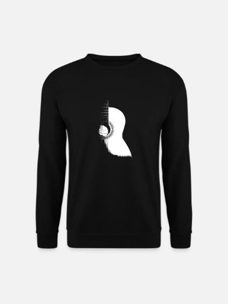 Gitarre - Unisex Pullover - Schwarz