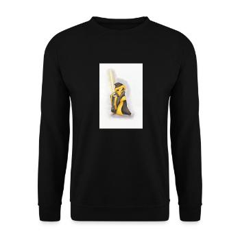 Munich Kindl avec sabre laser - Sweat-shirt Unisexe - noir - Devant - Alina (178cm) & Michal (187cm)
