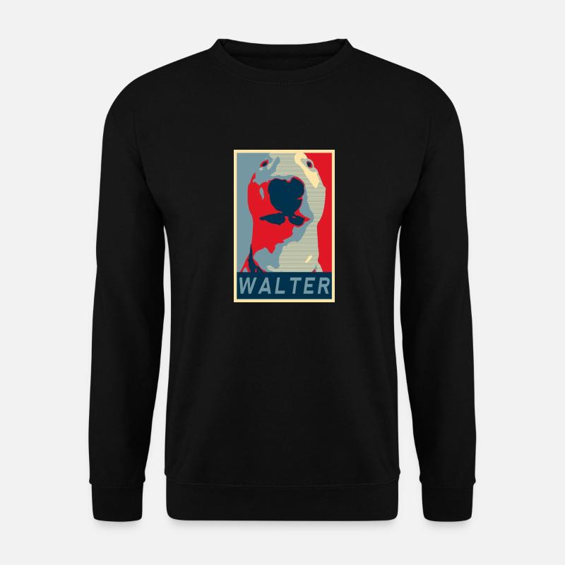 Walter The Dog - Unisex Pullover - Schwarz