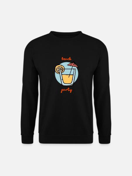 Summer Beach Party Cocktail - Unisex Sweatshirt - black