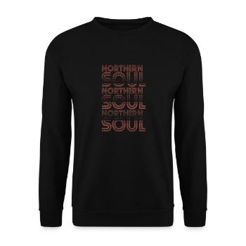 Northern Soul Lindy Hop Vintage - Sweat-shirt Unisexe - noir - Devant - Alina (178cm) & Michal (187cm)