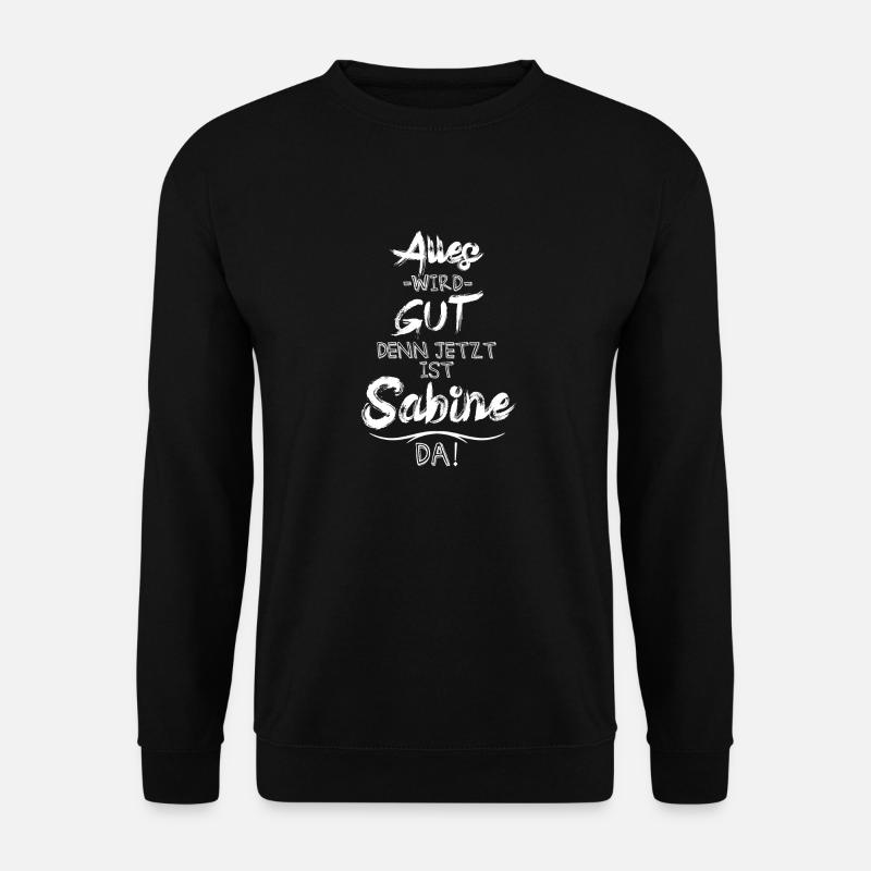sabine - Unisex Pullover - Schwarz