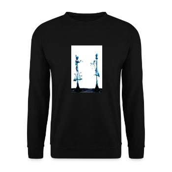 rencontre - Sweat-shirt Unisexe - noir - Devant - Alina (178cm) & Michal (187cm)