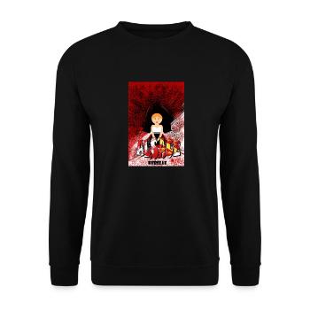 Alsace Rebelle Alsacienne - Sweat-shirt Unisexe - noir - Devant - Alina (178cm) & Michal (187cm)
