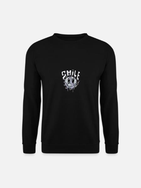 smile. - Unisex Pullover - Schwarz