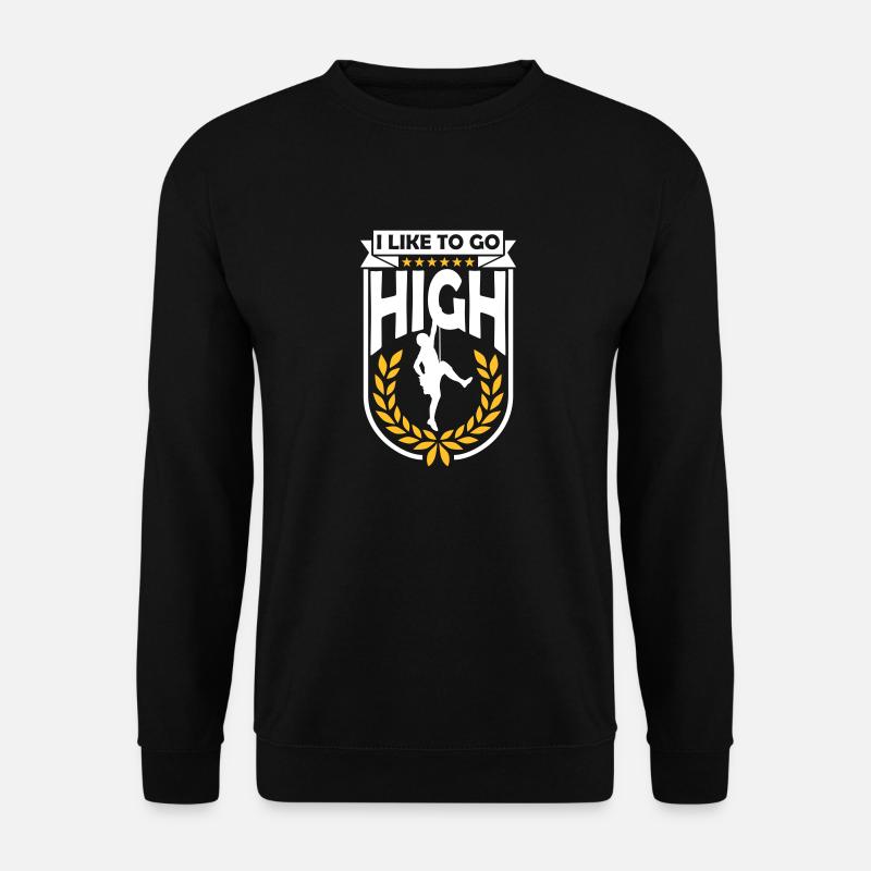 like to get high - Unisex Sweatshirt - black