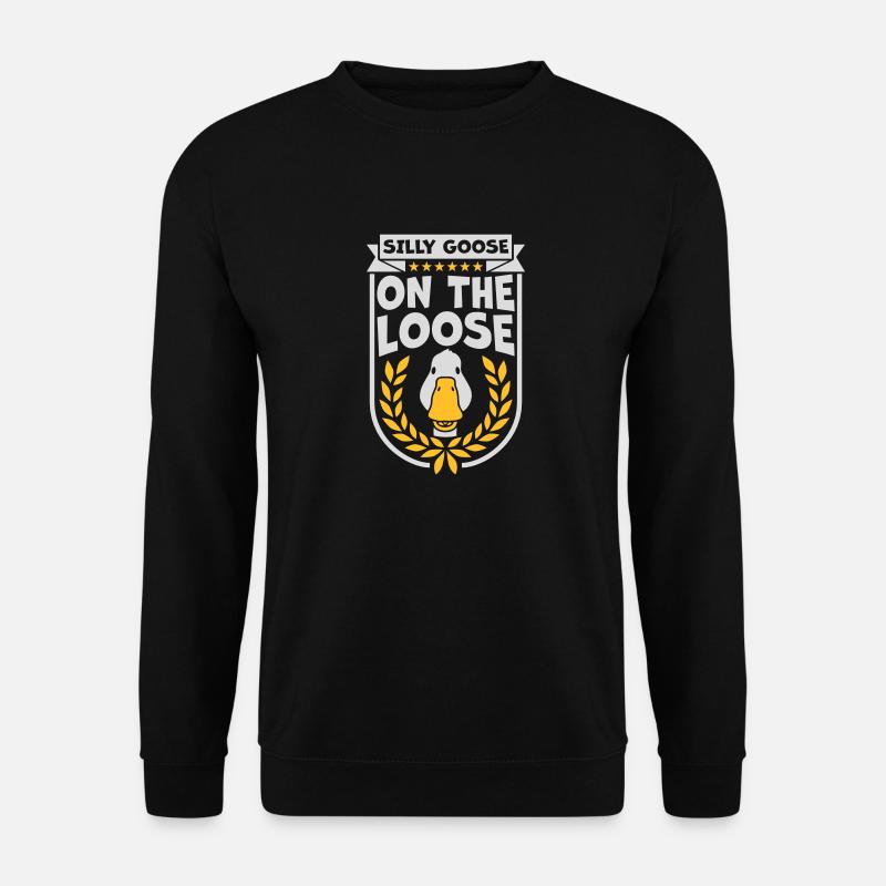 oie en liberté - Sweat-shirt Unisexe - noir