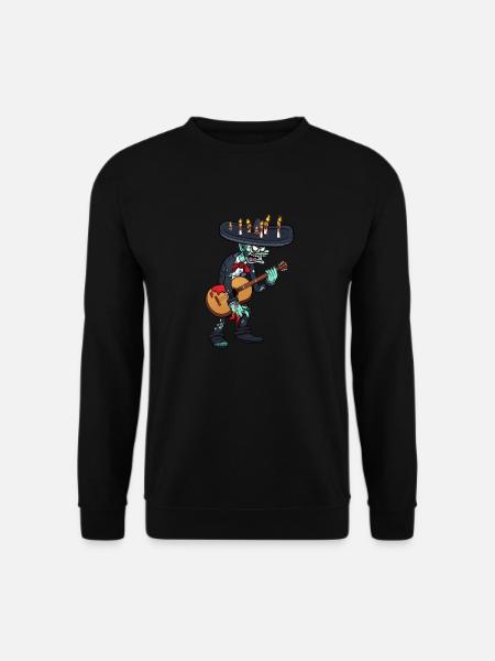 Tag der toten Zombie Mariachi - Unisex Pullover - Schwarz