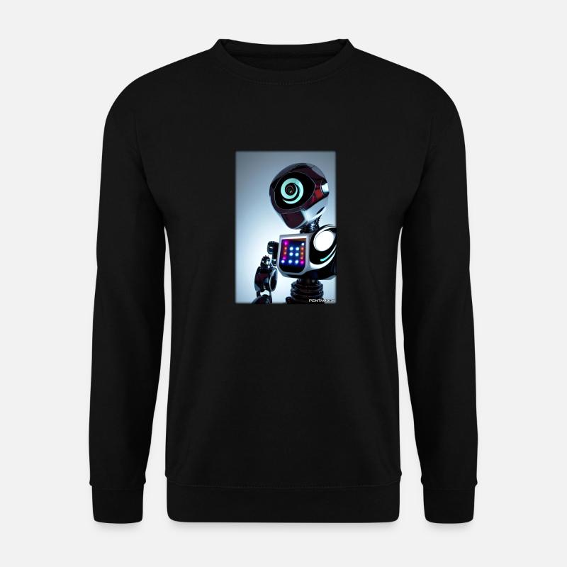 Robot Future Technology Science Android - Unisex Sweatshirt - black