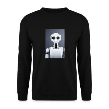 Robot Future Technology Science Android - Sweat-shirt Unisexe - noir - Devant - Alina (178cm) & Michal (187cm)