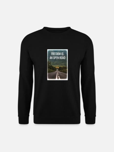 Freedom - Unisex Sweatshirt - black
