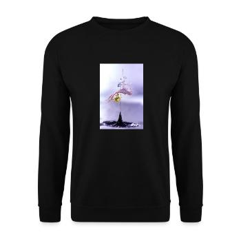 splash 04 - Sweat-shirt Unisexe - noir - Devant - Alina (178cm) & Michal (187cm)